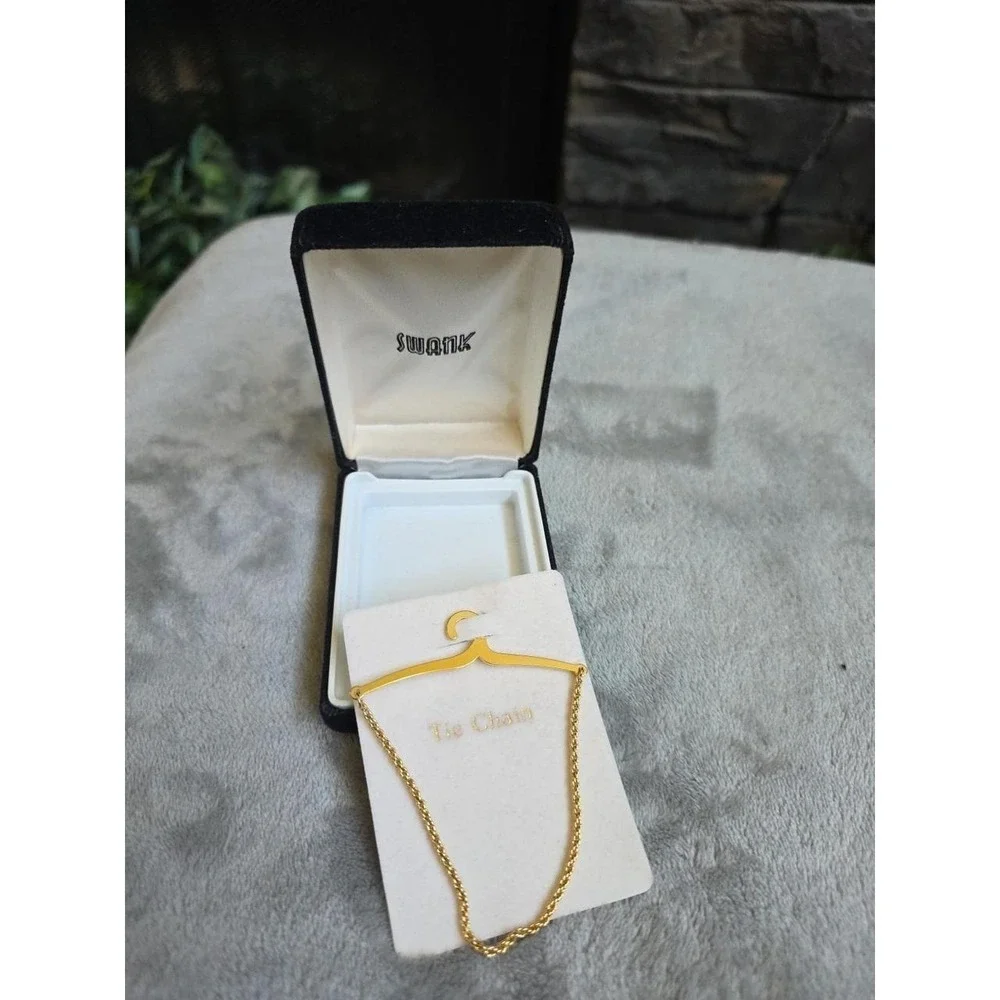 Gold Toned Tie Chain